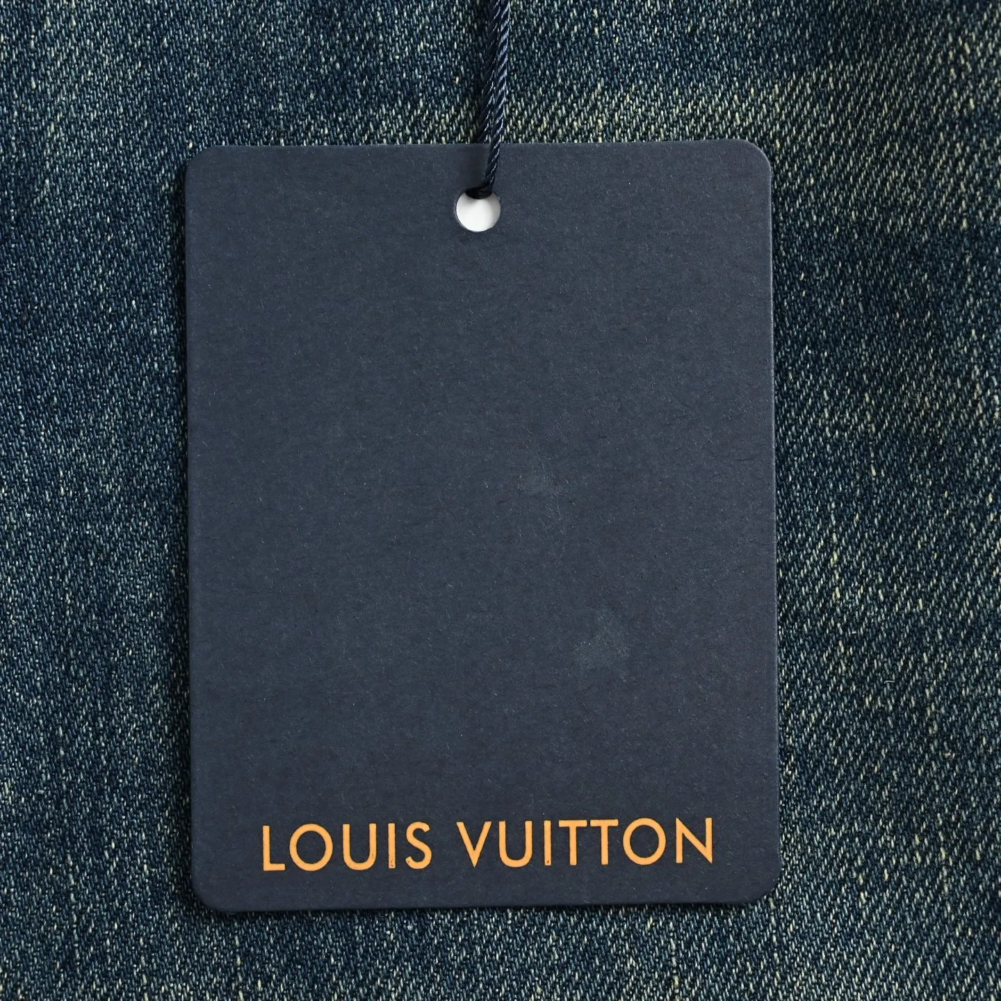 Louis Vuitton/Louis Vuitton back pocket leather jeans